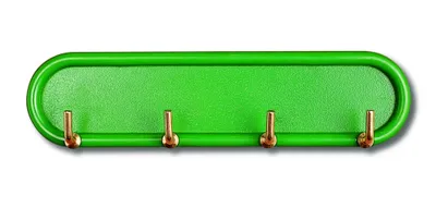 Zdjęcie produktu dla Wieszak 17x4,2x0,6cm 4 haczyki PH+metal. Mix kolorów