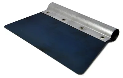 Immagine prodotto di Spazzola lisciante con angoli arrotondati, manico in metallo, 120 mm