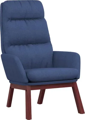 Imagen del producto de Sillón reclinable azul, tapizado en tela, marca vidaXL