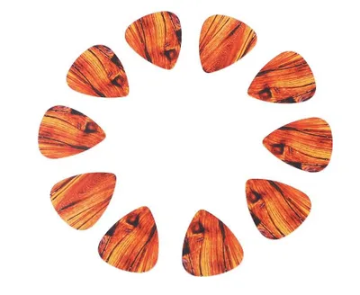Produktbild von Plektron Gitarrenplektrum Plektren - Set mit 10 Stück - 0,38 mm - Kunststoff