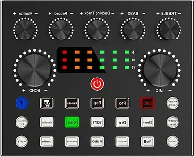 Obrázek produktu pro Multifunkční sada zvukového mixážního pultu s DJ mixážním pultem a zvukovou kartou