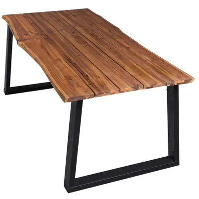 Immagine prodotto di Tavolo da pranzo 170x90x75 cm in legno massiccio di acacia