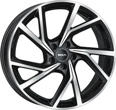 Produktbild von Alufelge Mak Kassel 7.5X19 5X114,3 Et 45 Black Mirror