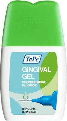 A product shot of TePe Gingival Gel.