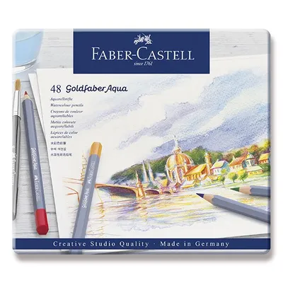 Obrázok produktu pre Faber-Castell Goldfaber Aqua, Mäkké, Viacfarebný, 48 kusov