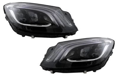 Produktbild von Voll-LED-Scheinwerfer für Mercedes S-Klasse W222 2013–2020, Schwarz.