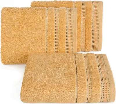 Zdjęcie produktu dla Eurofirany 386599, 50 x 90 cm, Bawełna, Żółty, 1 szt.