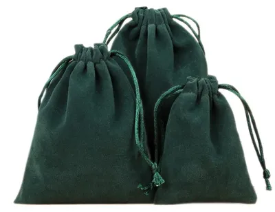 Produktbild von Samtbeutel, 24 Stück - Schmuckbeutel - Geschenktüten - Kleine Stoffbeutel - Aufbewahrungstasche mit Kordelzug - 12 x 15 cm - Schmuckbeutel
