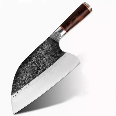 Immagine prodotto di Coltelli a codolo pieno - La scelta speciale: mannaia, coltello da macellaio e coltello multiuso in un unico prodotto