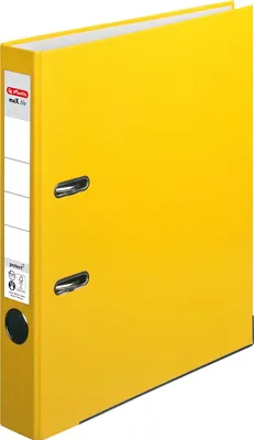 Produktbild von Herlitz 05451307, A4, Polypropylen (PP), Gelb, 5 cm, 1 Stück(e)