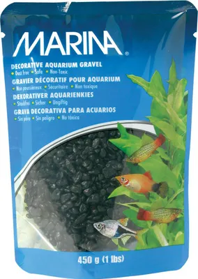 Produktbild von Marina Aquarienkies Gravel Black 450 g