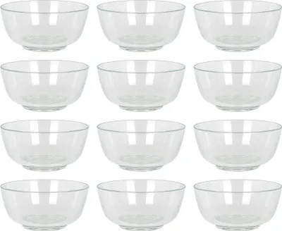Produktbild von Argon Ta Glas-Snackschalen – 11 cm – 12er-Pack