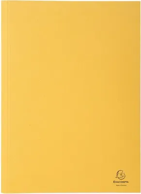 Image de Exacompta 389004B : Pochette pour classeur A4, jaune, pour 350 feuilles, en carton recyclé "Forever", grammage 250g