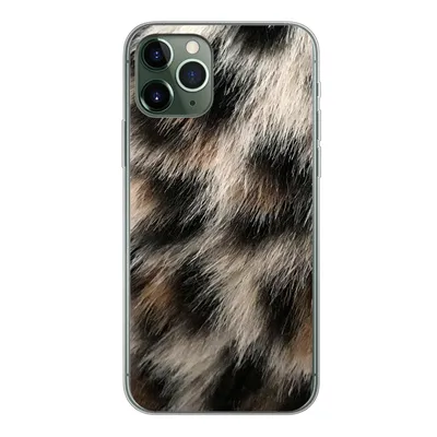 Produktbild von MuchoWow® Handyhülle Schutzhülle Hülle für iPhone 11 Pro Nahaufnahme Pantherdruck Silikon Softcase Handy Hülle - Handy
