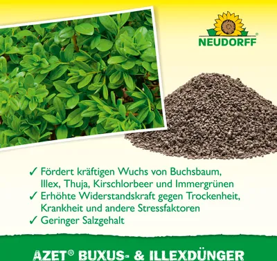 Produktbild von Neudorff Azet Buxus- & IlexDünger 1 kg für 40 m²