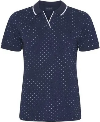 Produktbild von Sea Ranch Dotty Kurzarm-poloshirt Blau 2XL Frau Blau 2XL