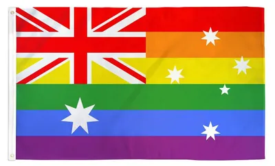Australien Regenbogen Flagge 150x90 cm Polyester 100D