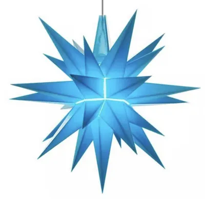 Produktbild von Herrnhuter Stern A1e Kunststoff LED (13cm) Blau