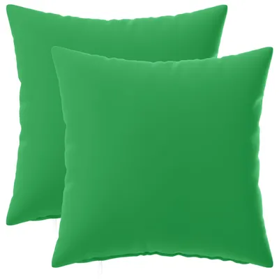 Immagine prodotto di vidaXL, 2 federe per cuscini, HEERLEN, verde, 35 x 35 cm, poliestere