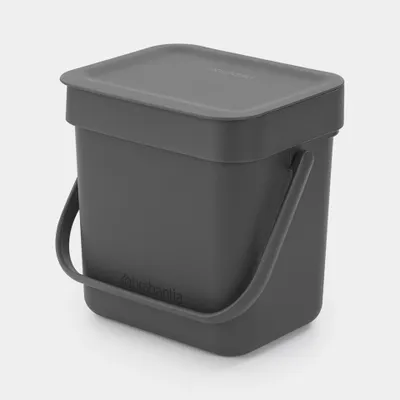 Image de Brabantia 209888 - Schwarz - Kunststoff - Behälter - Einfarbig - Indoor - Rechteckig (209888)