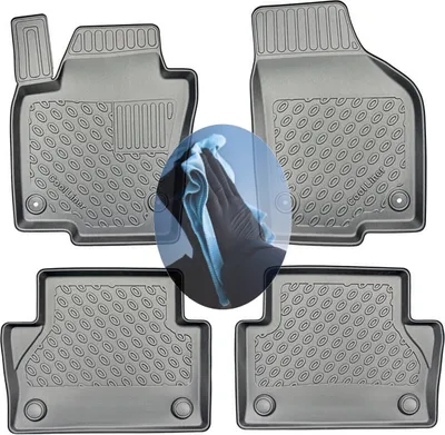 Produktbild von Z508791 TPE-Gummifußmatten kompatibel mit  Seat Alhambra  2 Van Kombi 5-türer 2010- 5Sitze