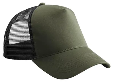 Image de Beechfield - Casquette snapback pour enfants LT643 (taille unique) (olive/noir)
