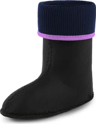 Produktbild von Ladeheid Kinder Mädchen Jungen Wärmende Stiefelsocken für Gummistiefel Innenschuh KL058 (Violett, 26 EU)