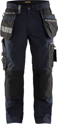 Produktbild von Blakläder Handwerker Bundhose mit Stretch 1590 1343 in div. Farben, Farbe:dunkel marineblau/schwarz, Größe:44