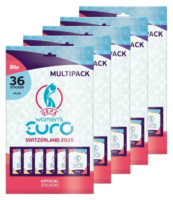 Produktbild von UEFA Women's EURO 2025 Switzerland - Sammelsticker - 5 Multipacks