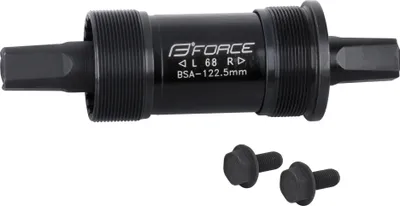 Produktbild von Force 4-Kant Stahl Tretlager mit BSA Gewinde Länge 122,5 mm