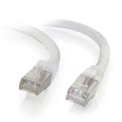 Produktbild von C2G Cat6a SSTP 2m, 2 m, Cat6a, S/FTP (S-STP), RJ-45, RJ-45, Weiß