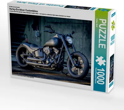 Produktbild von Calvendo Ein Motiv aus dem Kalender Harley-Davidson Custombikes 1000 Teile Puzzle quer 640x480mm, Wolf Volker; 7443573