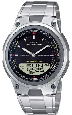 Image de Casio Uhr Illuminator Telememo 30 AW-80D-1AVDF