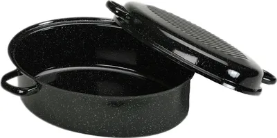 Produktbild von Schwarz emaillierter stahl daubière 38cm Kochstar K32711038