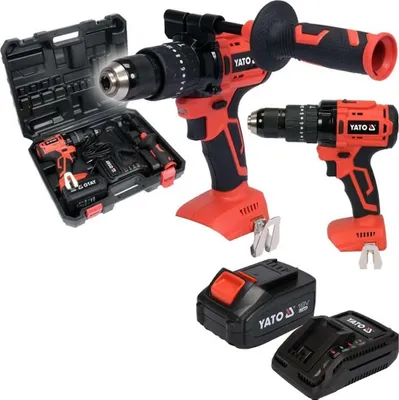Image de Perceuse-visseuse à percussion sans fil 18V (1xBatterie 2Ah+Chargeur)