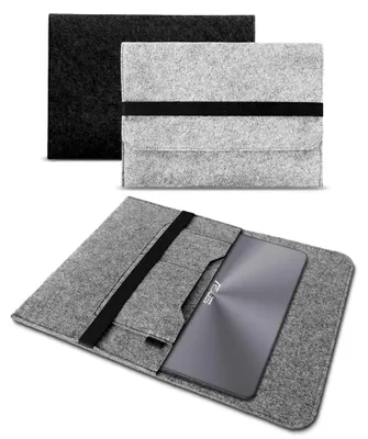 Produktbild von Tasche für ASUS VivoBook 15 K513 Hülle Filz Case Laptop Sleeve 15.6 Schutz CoverNotebook Sleeve Farbe:Grau