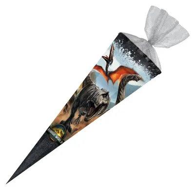 Produktbild von Nestler Schultüte Jurassic World Wiedergeburt 85cm mit Tüllverschluss