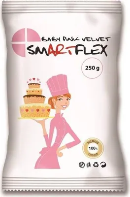 Produktbild von SmartFlex Fondant Baby Rosa Velvet 250g