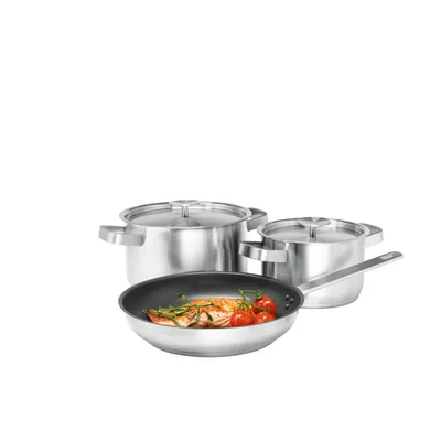 Produktbild von ELECTROLUX E3SS Set of pots Stainless steel 5 elements Silver