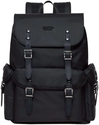 Obrázek produktu pro Velký kožený batoh 23 l, černý, pro ženy i muže