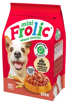 Imagen del producto de Frolic, alimento seco para cachorros, sabor a pollo, 5 bolsas de 800 g