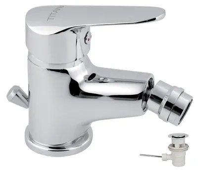 Produktbild von Bidet-Armatur mit Titania IRIS neuem Chromauslauf