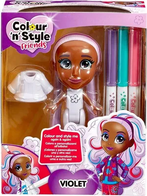 Productafbeelding van Crayola Colour'n'Style Friend Violet - Hobbypakket