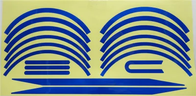 Produktbild von Reflektor Sticker-Set für Xiaomi M365 / M365 PRO / PRO 2 / 1S / Essential / Mi 3 - Farbe Blau