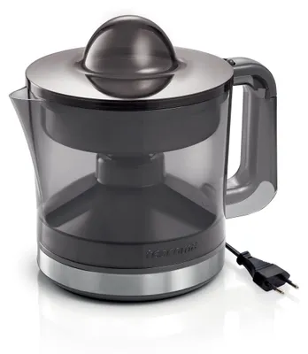 Elektrische Zitruspresse, Edelstahl, 0,8 l, 4 W, schwarz