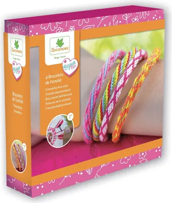 Produktbild von Sycomore Schmuck Bastelset Freundschaftsarmbänder Kreativspielzeug