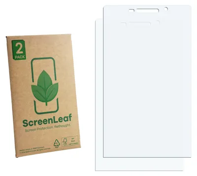 Produktbild von 2x ScreenLeaf Schutzfolie für Hytera PTC760 nachhaltiger Displayschutz Display Schutz Folie Klar Transparent