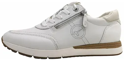 Immagine prodotto di Scarpe sportive da donna Tamaris, modello stringato, colore bianco, ideali per il tempo libero