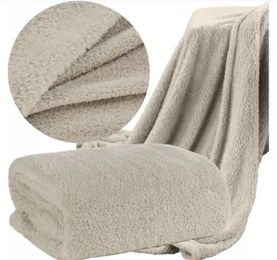 Produktbild von Eurofirany Kuscheldecke Überwurf 170x210 cm Beige