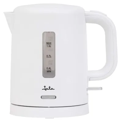 Wasserkocher 1 L, kabellos, 360°-Sockel, 1100 W, Edelstahl-Heizplatte
